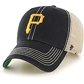 '47 MLB Trawler Mesh Clean Up Adjustable Hat, Adult One Size Fits All (Pittsburgh Pirates Black)