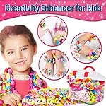 FunzBo-Snap-Pop-Beads-for-Girls-Toys-Kids-Jewelry-Making-Kit-Pop-Bead-Art-and-Craft-Kits-DIY-Bracelets-Necklace-Hairband-and-Rings-Toy-for-Age-3-4-5-6-7-8-Year-Girl-Old