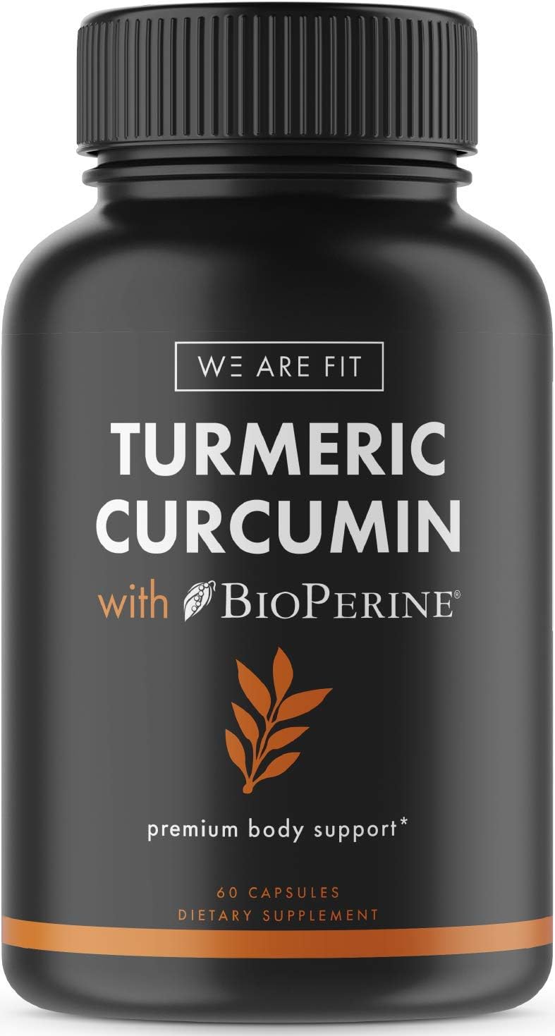 Turmeric Curcumin 650mg Complex with BioPerine, Joint & Heart Support - Anti-inflammatory - Turmeric 95% Curcuminoids & Black Pepper for Better Absorption, 60 Veggie caps