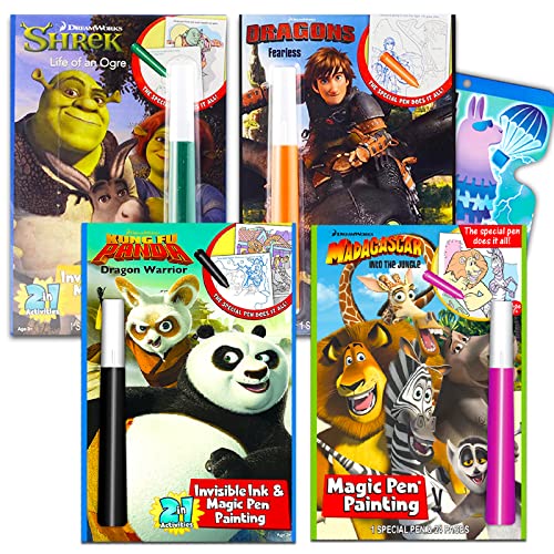 Buy Coloring Book Imagine Ink Magic Pen Super Set - 4 No Mess Magic Ink
