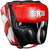 Ringside Mexi-Flex Headgear Black/Red, Large/X-Large