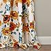 Lush Decor 16T002249 Percy Bloom Window Curtain Panel Pair, 84