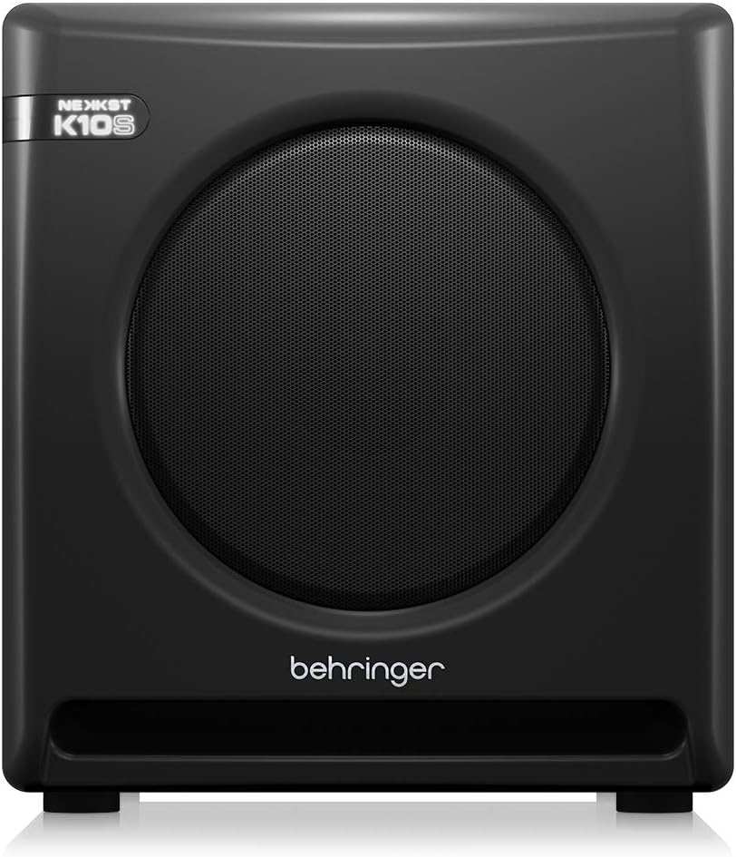 Behringer NEKKST K10S Audiophile 10" Studio Subwoofer with High Excursion Woofer, Black