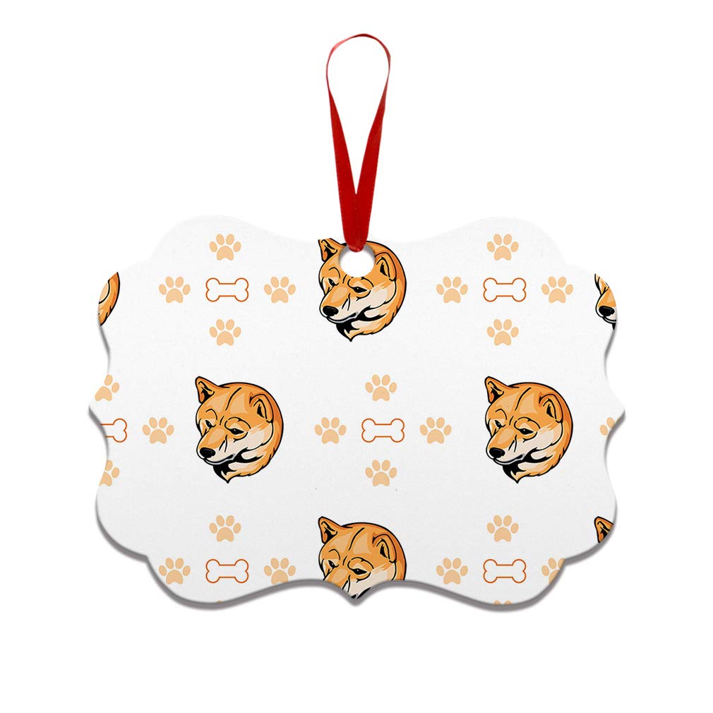 Custom Dog Ornaments Style In Print Custom Holiday Christmas Ornament Shiba Inu Custom Dog Ornaments Style In Print Custom Holiday Christmas Ornament Shiba Inu