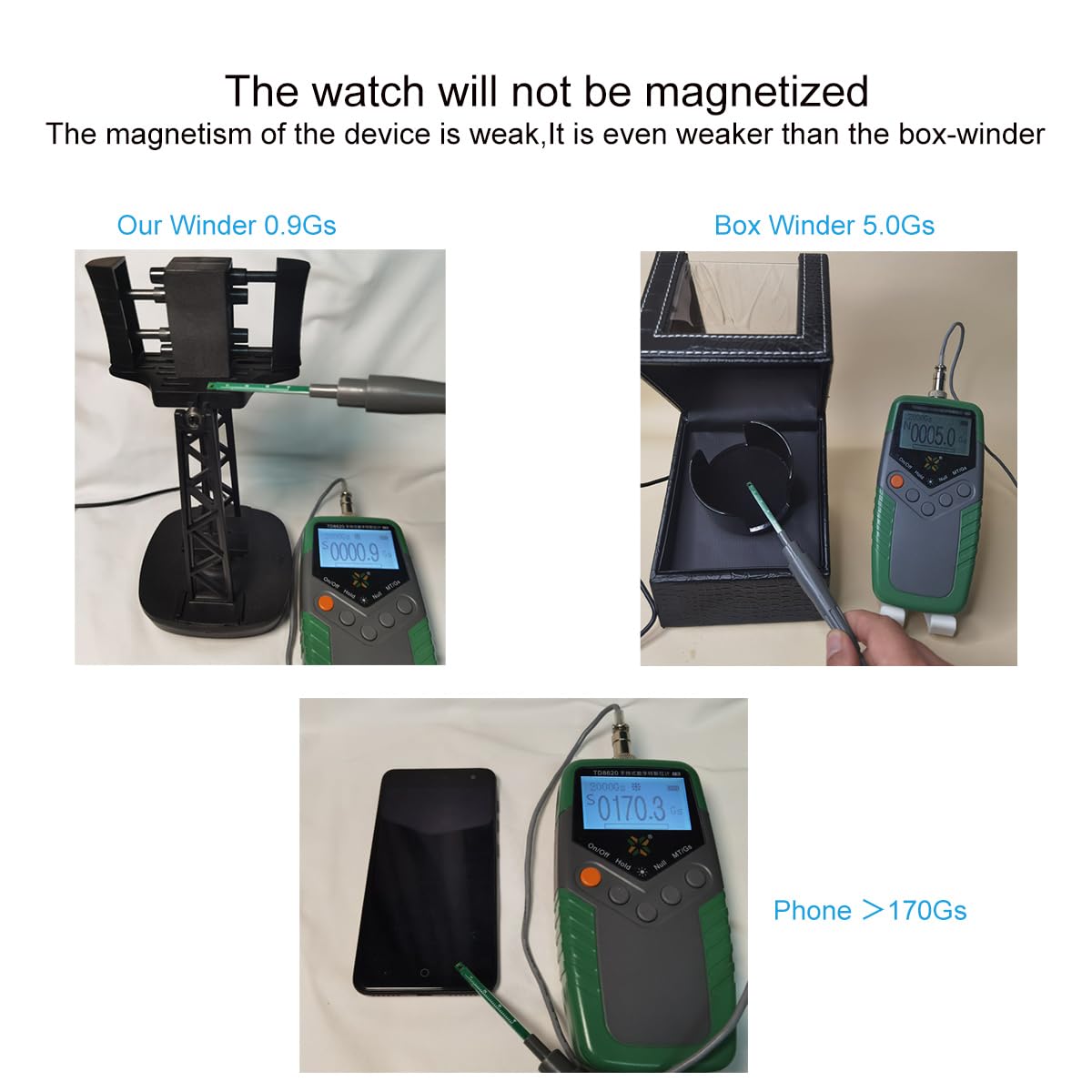 Single Watch Winder for Automatic Watches,Timer Shutdown,Adjustable Speed,Self Winding Turner,Rotating Device