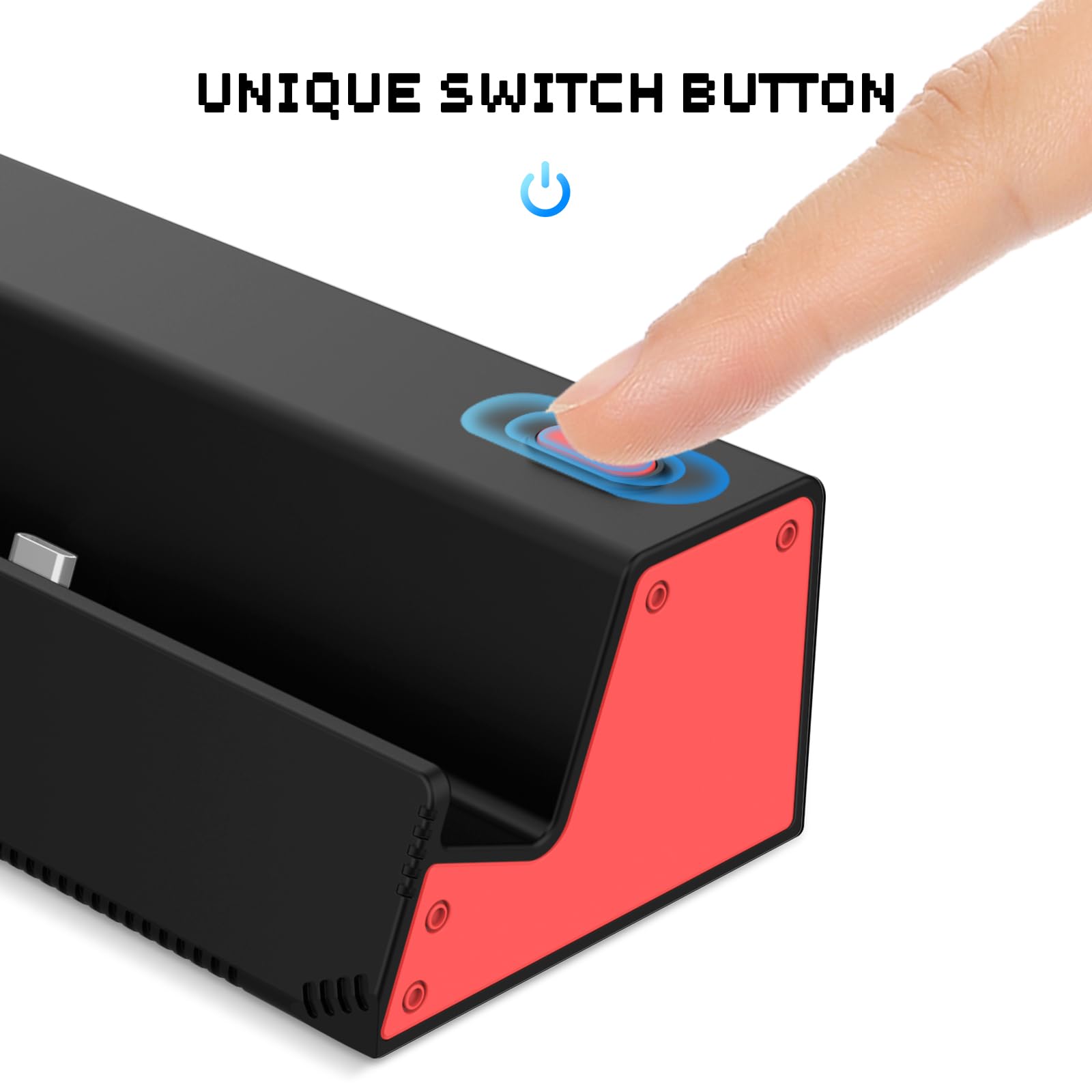 HEIYING Switch Ladestation für Nintendo Switch 2 /OLED/Lite, Ladestation mit Standard USB-C Anschluss für Einfaches Aufladen der Konsole 4
