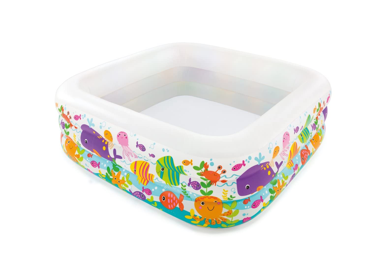 Photo 1 of Intex Swim Center Clearview Aquarium Inflatable Pool, 62.5" X 62.5" X 19.5", for Ages 3+