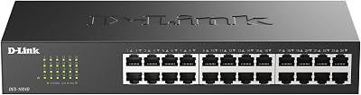 D-Link DES-1024D/B 24-Port Fast Ethernet Unmanaged Metal Desktop Switch UK