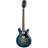 Epiphone Inspired by Gibson Les Paul Special Double Cut Figured, Ocean Water with Bag