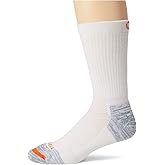 Merrell unisex-adult Premium Wool Work Crew Socks Arch Support and Breathable Mesh