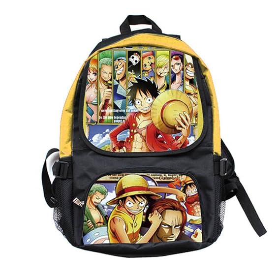Japanese Anime One Piece Canvas Large Capacity School