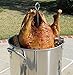 Cast Iron Propane Burner Cooker Outdoor Stove Portable Pressure Gas Patio Deep Fry BBQ with Hose & Regulator