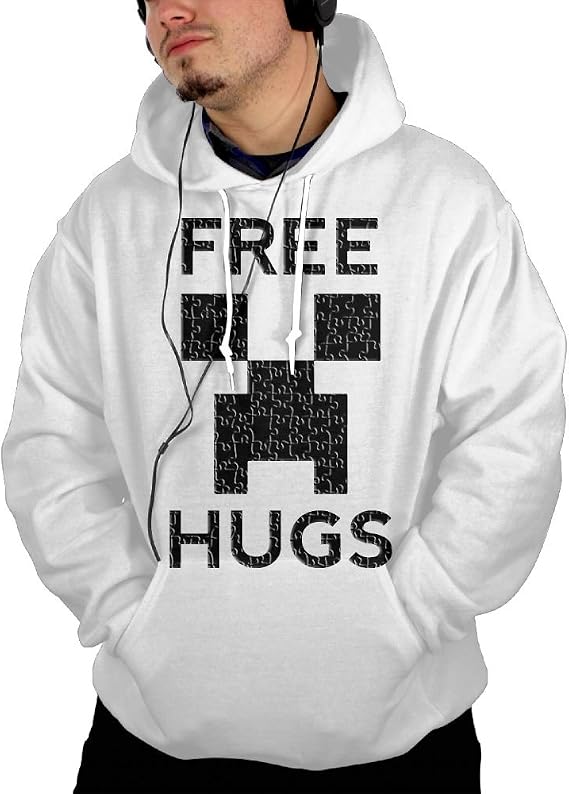 Amazon Co Jp フリーハグ Free Hug パーカ メンズ スウェットアウトドア 長袖 薄い ゆったり 春秋冬 カジュアル プルオーバー ギフト 服 ファッション小物