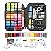 Sewing Kit with 96 Premium Sewing Supplies, Portable Sewing Kit with Scissors, Needles, Nail Clipper and Much More for Traveller, Adults, Kids, Beginner, Emergency, DIY and Home