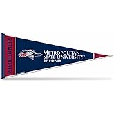 Rico Industries NCAA MSU Denver Roadrunners 12" x 30" Felt Wall Décor Pennant - Great for Home/Bed Room/Man Cave Décor