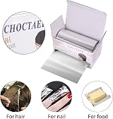 Fuyamp 1 Pack 30 M Silver Hair Foil 10 cm Width Aluminium Hair Highlighting Roll view 5