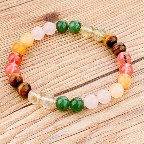 YouzhiWan007 Tiger Eye Love Buddha Bracelets &amp; Bangles Trendy Natural Stone Bracelet For Women Famous Brand Men Jewelry SBR140389 multicolor