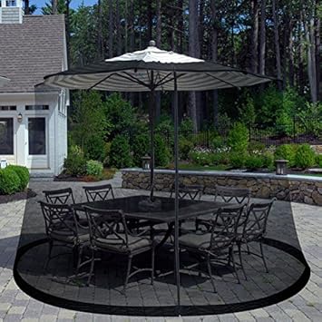 Pure Garden Bug Screen for 7.5-Foot Outdoor Umbrella