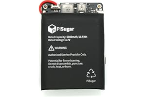 PiSugar 3 Plus Portable Pwnagotchi Power Management for Raspberry Pi 3B/3B+/4B Model (Not Include Raspberry Pi)