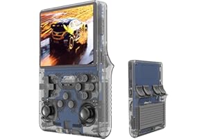 UIEXER 30000 Retro Games Handheld Game Console, 3.5 inch Mini HD IPS Screen Retro Console, 3800mAh Large Capacity, Built-in 256G Card, Support HDMI and TV Outpu (Black)