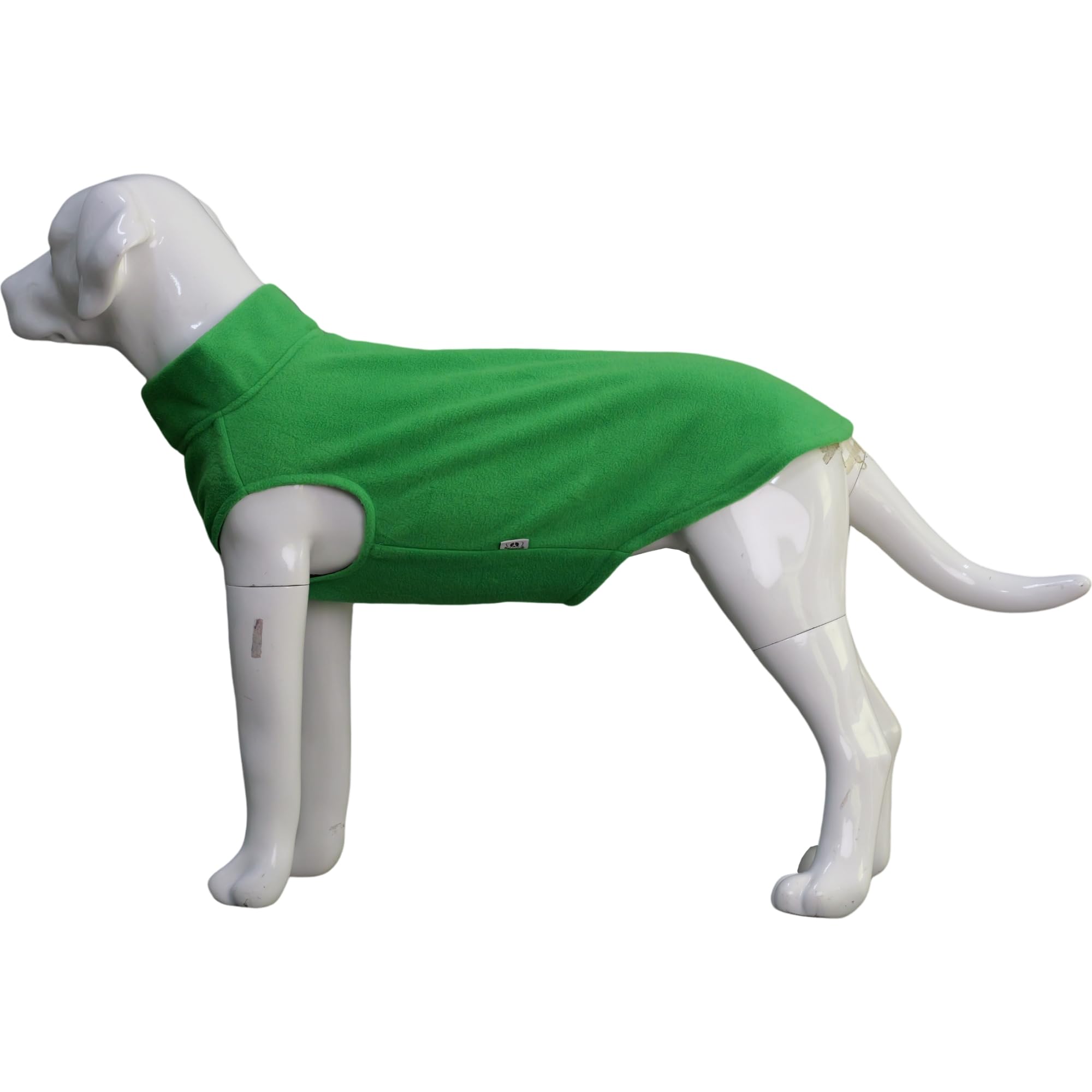 Dog Winter Vest Warm Breathable Dog Polar Fleece Vest Jacket, Lightweight Winter Coat with Leash Neck Hole for Small Medium Large Dogs Green XXXL