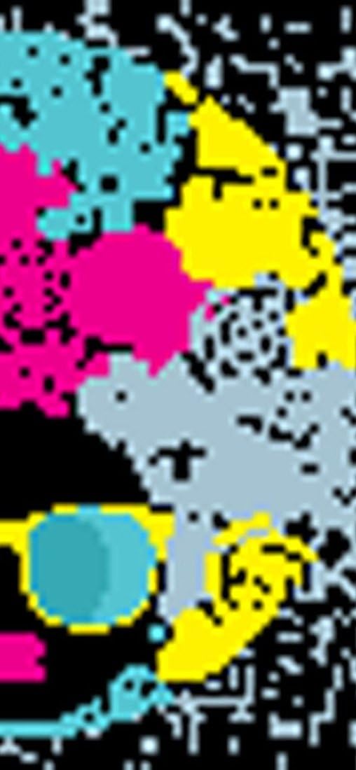 PeelitStickit Women Head Pattern Wallpaper, Wall Mural ID-009, vinyl, Multi-colour