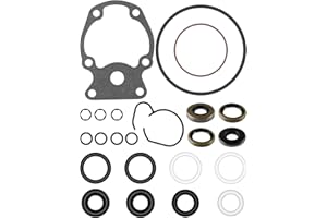 Gearcase Seal Kit Replace 396351 Fit for Johnson Evinrude 20 25 30 35 HP Marine Engine Lower Unit Parts 18-2658