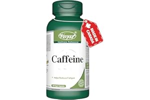 VORST Caffeine 180mg 120 Vegan Capsules | Caffeine Supplement Pills for Energy, Concentration, and Mental Health | 1 Bottle
