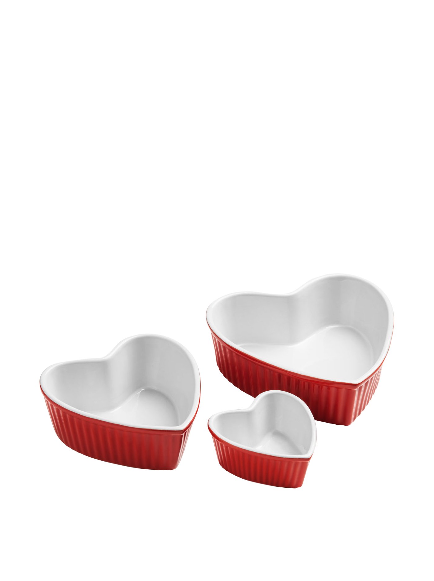 Premier Housewares Set 3 Aperitif Bowl Red