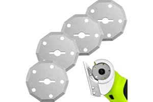 ALHXGUSLO 4-Pack Replacement Rotary Blades Compatible with Worx WX082L 4V ZipSnip Cordless Electric Scissors, WA2300 Replacement Blades (1-1/2"),Fits RC2600K, RC2601, RC2602, WX080L,WX2300