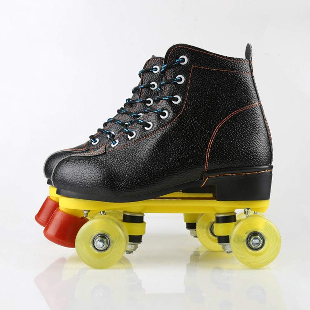 LRZ Unisex Roller Skates Classic HighTop Leather Roller