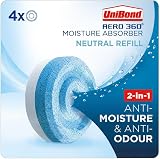Unibond AERO 360 Moisture Absorber Neutral Refill Tabs 6x4x450g Anti Odour Damp view 3