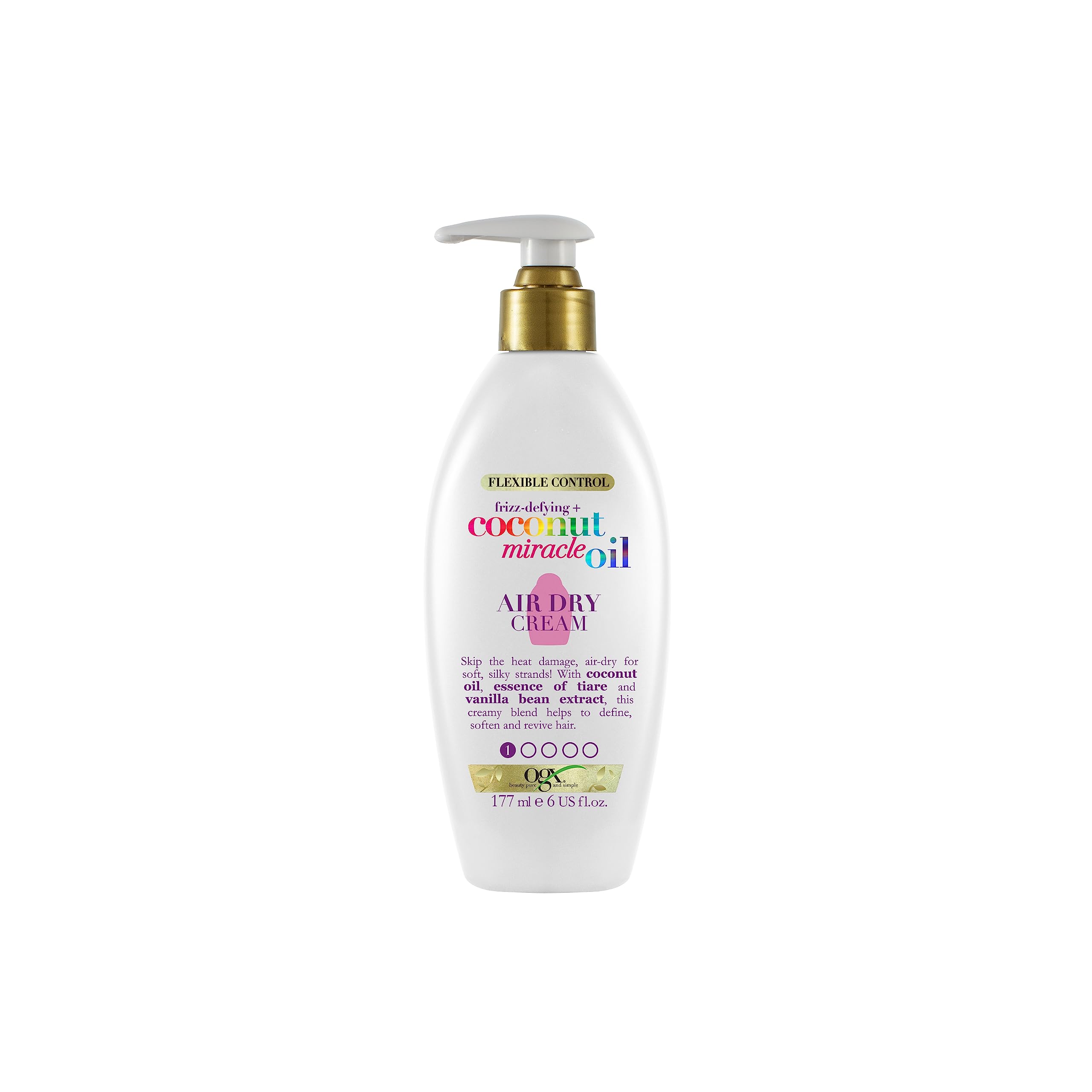 OGX Coconut Miracle Oil Leave Air-Dry Hair Cream, 177ml