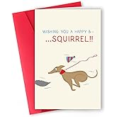 ICOOLYI Funny Dog Birthday Card & Gift for Men or Women – Happy Birthday Gift for Dog Moms, Dog Dads, or Their Pup – Great for Dog Lovers