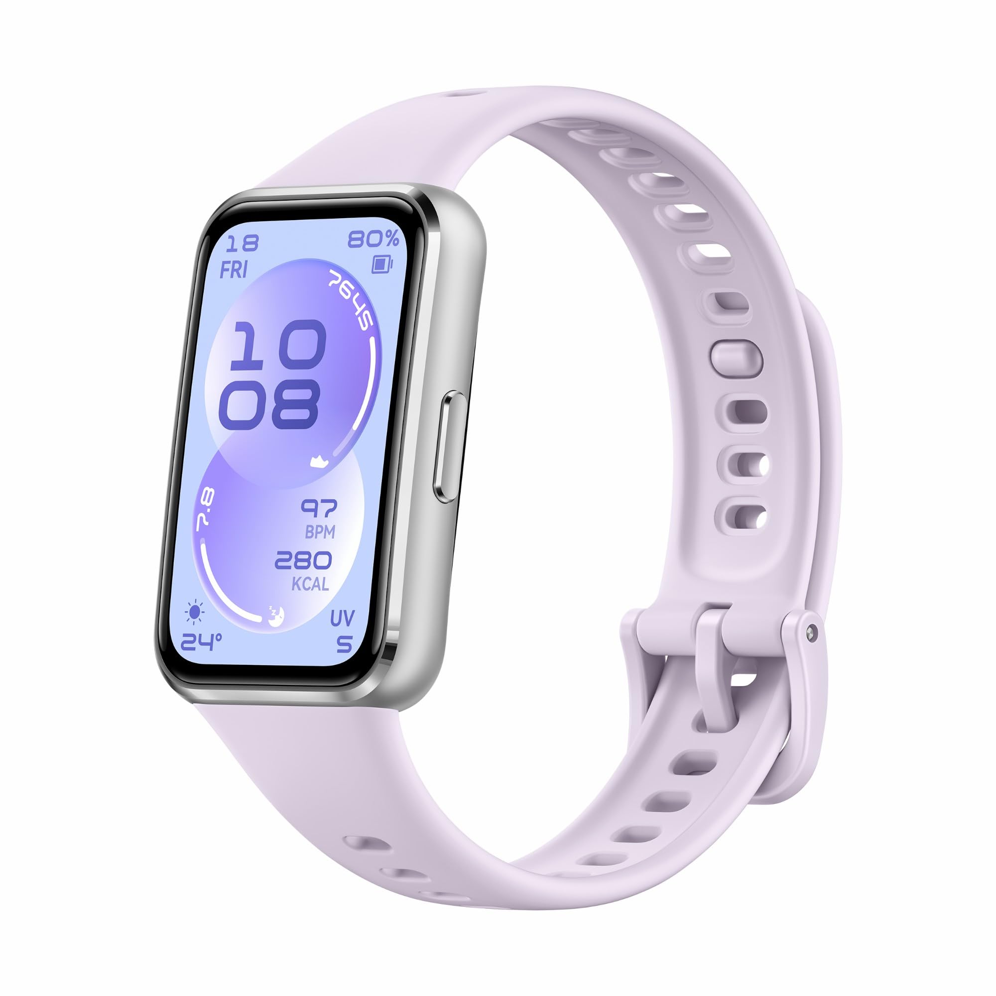 HUAWEI Band 11 Smartwatch, Fitness Tracker mit 1,62" AMOLED-Display, 1500 Nits, Herzfrequenz- & Schlaftracking, SpO2, Bis zu 14 Tage Akku, Bluetooth, Android & iOS, Legierungsgehäuse, Violett