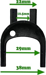 HowseHold Universal Paper Towel Dispenser Key 38mm 22mm Fork Replacement view 2