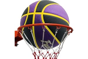 Fantecia Size 7 Basketball with Pump - Premium Street Rubber Indoor/Outdoor Ball for Training Match Games Women Men