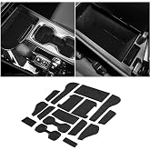 YUJIANQ Cup Holder Insert Liners for Lexus NX 2022-2026 Accessories Center Console Liner Mats for Lexus NX 250/350/350h/450h+/Hybrid 2026 Accessories Door Pocket Mats 16-PCS/Set (Black)
