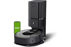 iRobot Roomba i8+ (8550) Self-Emptying Robot Vacuum, Automatic Dirt Disposal, Empties Itself for up to 60 Days, Wi-Fi, Smart Mapping, Compatible with Alexa, Medium Silver