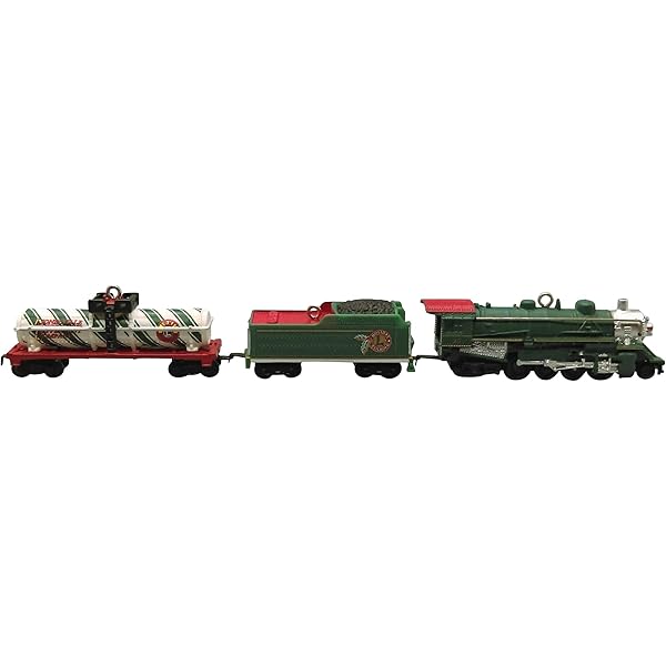 hallmark miniature train ornaments