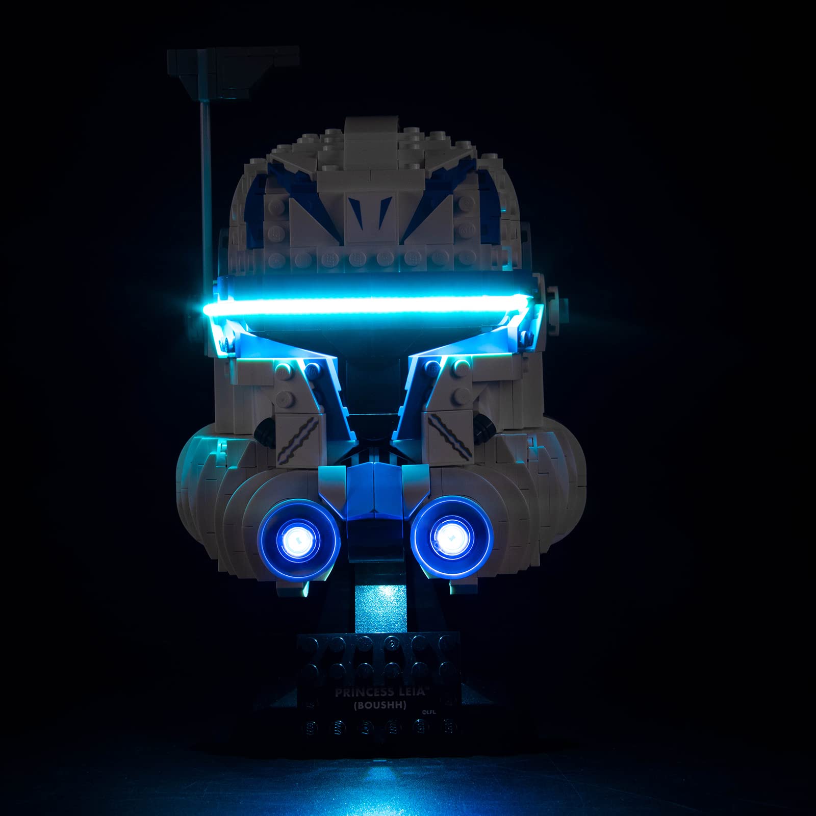 Led Light Kit for Lego Captain Rex Helmet, Led Lighting Set for Lego 75349 Star Wars Captain Rex Helmet - Not Include Models, Just Light Set (Standard Version)