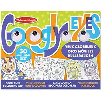 Amazon.com: Melissa & Doug Wacky Animals - Googly Eyes Coloring Pad Toy