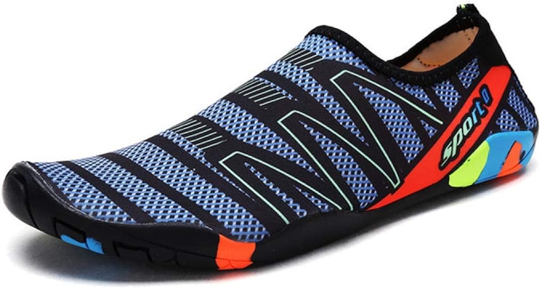YFDYG Zapatos De Playa,WaterBlue Aqua Shoes Unisex Water
