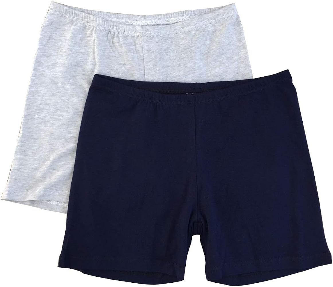 Amazon Com Esme Girl S Soft Pima Modal Bike Shorts For Sports Or