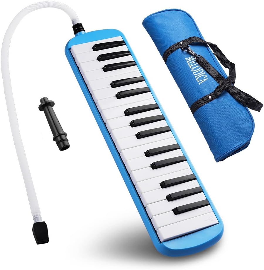 Melodica, Frunsi 32 Key Melodica Instrument, Easy to Play Musical Instrument for Children with Carry Bag