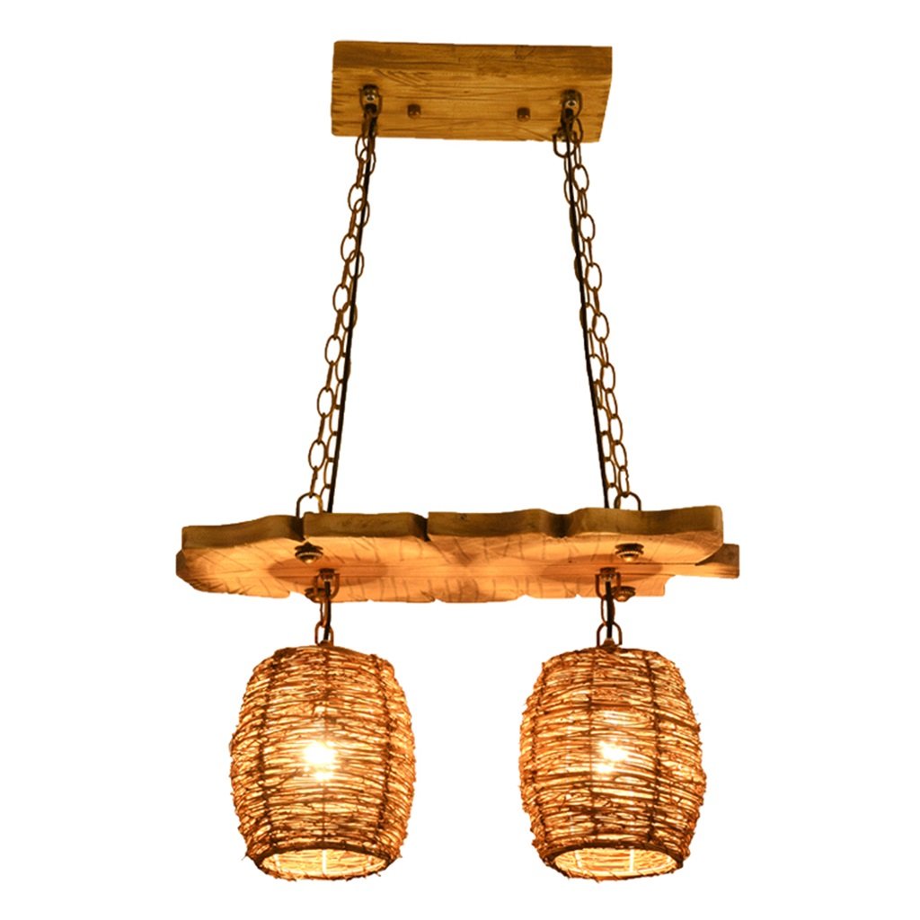 Amazon Com Chandeliers Lighting Ceiling Fans Vintage Wood Rattan