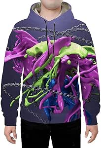 ASDWA 3D Sudadera con Capucha,Sudaderas con Capucha Unisex Pullover