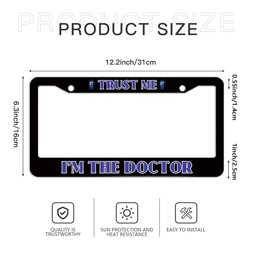 Doctor Who License Plate Frame