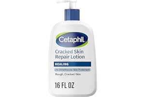 Cetaphil Cracked Skin Repair Lotion, 16 oz, For Very Rough & Cracked, Sensitive Skin, 24 Hour Hydration, Protects & Hydrates Cracked Skin, Hypoallergenic, Fragrance Free