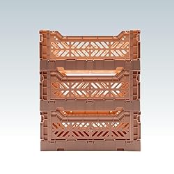 Collapsible Storage Box, Foldable Crate Organizer